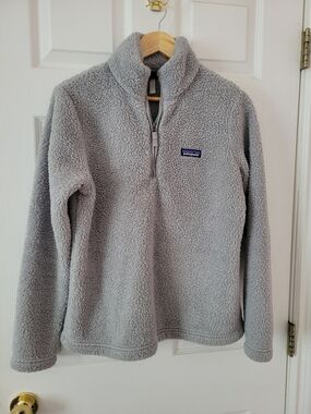 Patagonia Los Gatos 1/4 Zip Fleece Drifter Grey Size M FA18